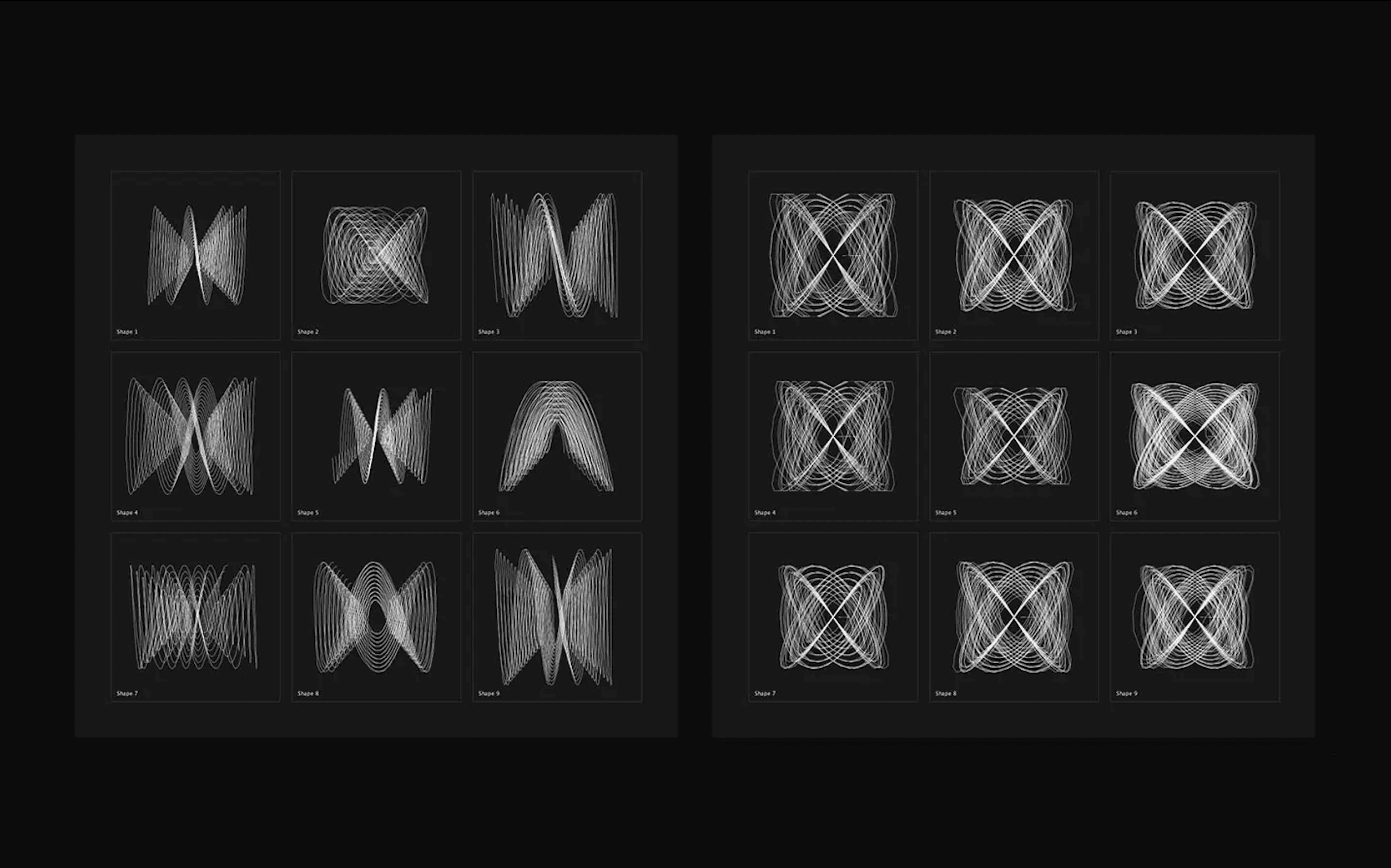Early generative art made in Processing