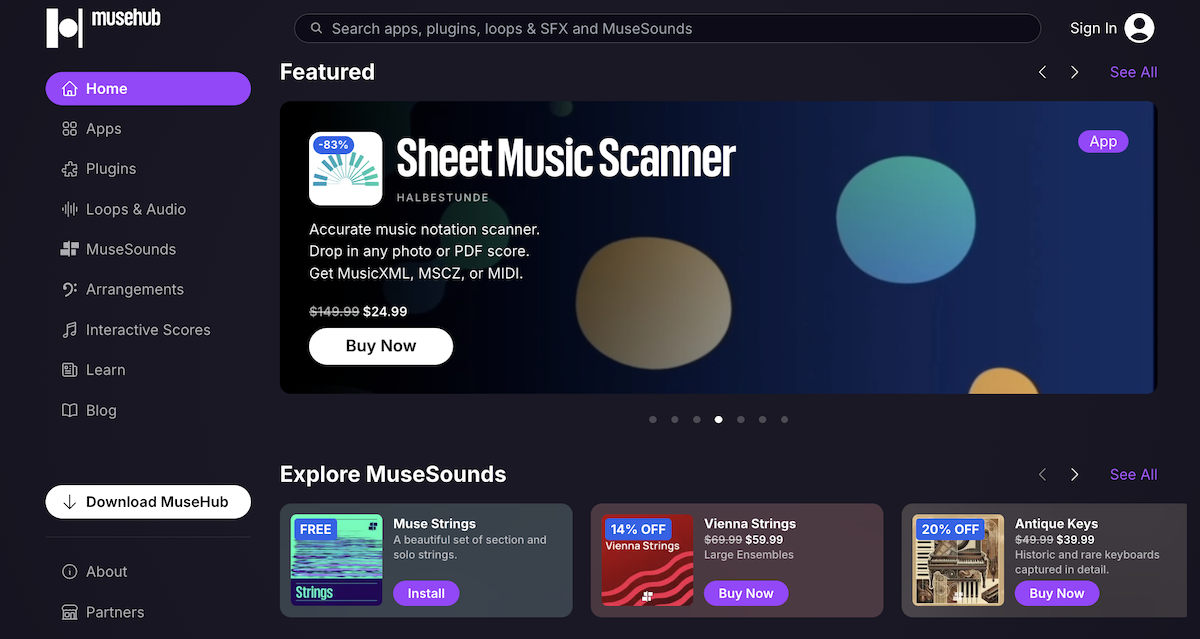 MuseHub Challenge